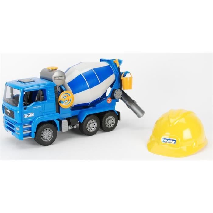 Bruder 1638 MAN TGA - Camion Toupie à béton avec Casque de chantier -  Cdiscount Jeux - Jouets