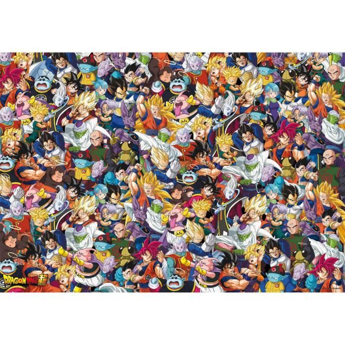 Puzzle 1000 pièces - CLEMENTONI - Dragon Ball - Dessins animés et BD - Adulte - Intérieur