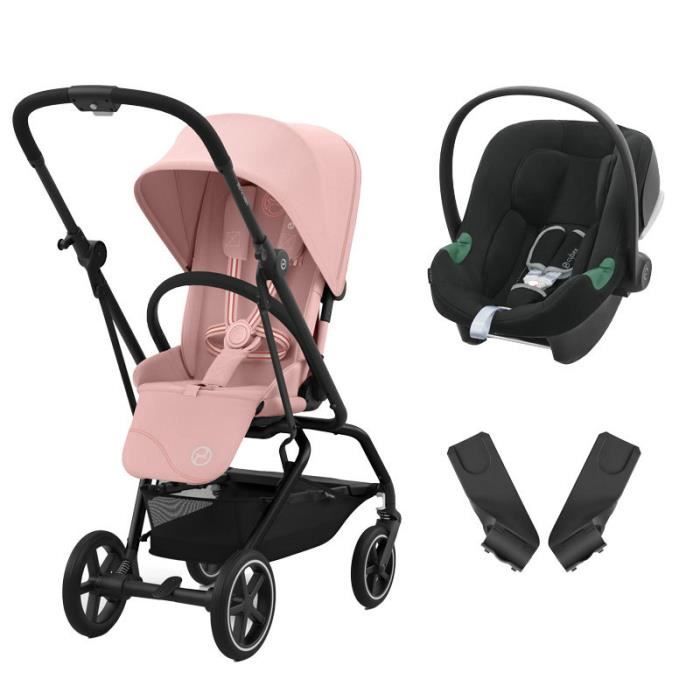 Poussette duo rose sales