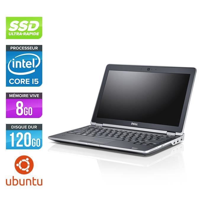 Top achat PC Portable Pc portable Dell E6230 - i5 - 8 Go - 120 Go SSD - Linux pas cher