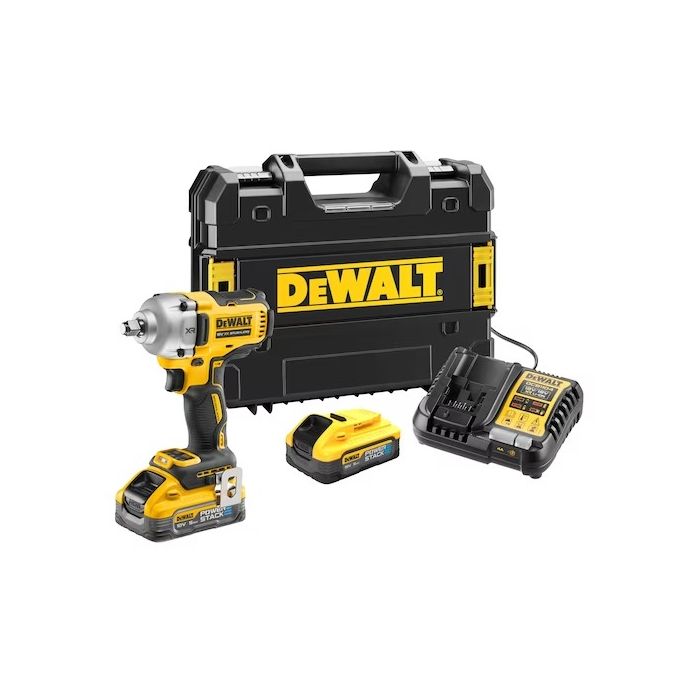 Boulonneuse 12” XR 18V DEWALT 5Ah Li Ion Brushless 812 Nm Jonc de Sécurité DCF891H2T QW