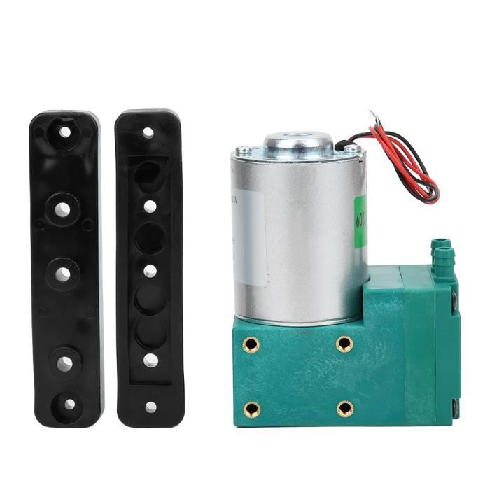 Mini Pompe à Vide Sans Huile 12V - Pression -85 KPa, Débit 40L/min - Pour Emballage, Laboratoire, Médical