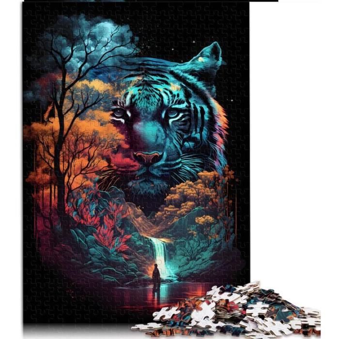 Puzzle 1000 Pièces Style Japon – Bois Haute Qualité – 78x53 Cm – Affiche Incluse