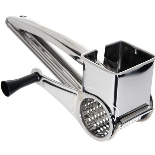 Râpe à Fromage Manuelle Rotative – Moulin Fromage Acier Inoxydable Avec Poignée, Pour Fromage, Noix, Chocolat, Légumes
