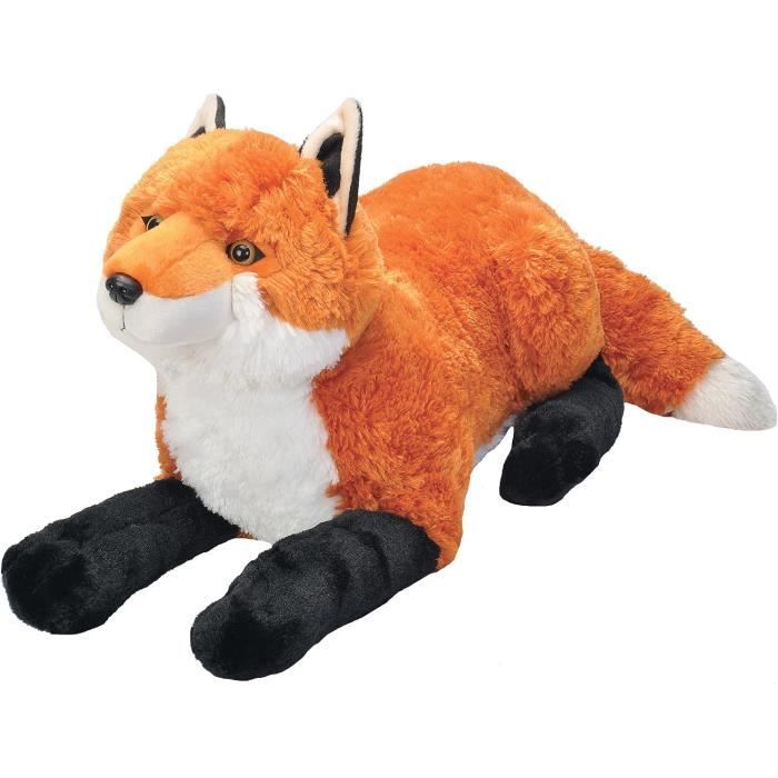 Peluche renard roux geant 76 cm Cdiscount Jeux Jouets