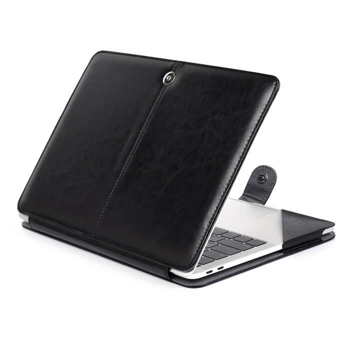 Coque MacBook Pro 13 Pouces Housse Protection modele A1989 A1706 A1708 Neuf 2018 2017 2016 Luxe Antichoc Etui PU Cuir Cdiscount Informatique