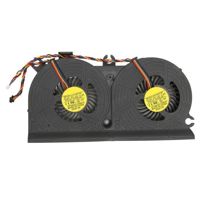 Tbest Ventilateur de Refroidissement CPU 4 Broches Léger Pour Dell
