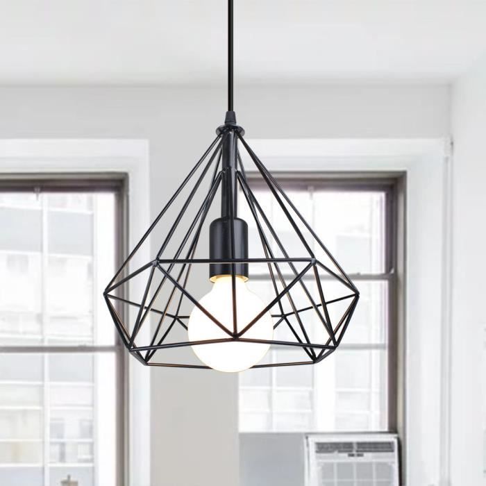 Lampe à suspension en rotin KALAHARI XL 2 abat-jours (naturel