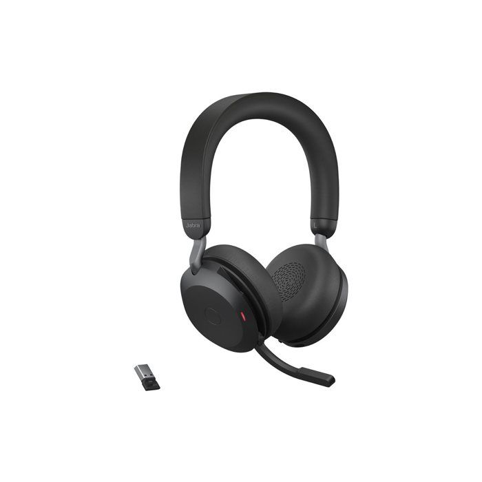 Micro-casque - JABRA - Evolve2 75 - Bluetooth sans fil et filaire - Suppresseur de bruit actif - USB-A