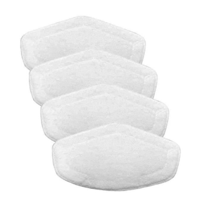 8 Lingettes Lavables Pour Balai Vapeur Polti Vaporetto - Microfibre Haute Qualité - SV440 Compatible