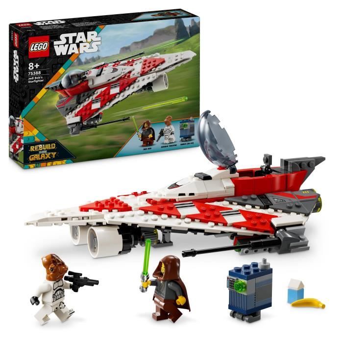 LEGO® Star Wars 75388 Le Chasseur Stellaire de Jedi Bob - Réplique Véhicule à Construire