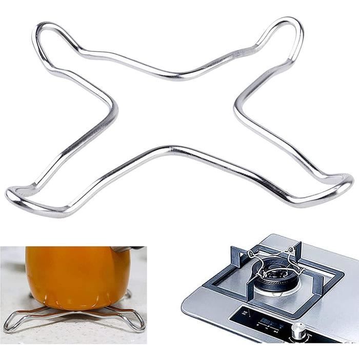 Lowats Support Wok 2 Pièces Réducteurs De Gaz En Acier Inoxydable Gaziniere Support De Cuisinière En Acier Inoxydable Support Pour Wok Cuisinière A Gaz Support De Casserole Support De Poêle à Gaz