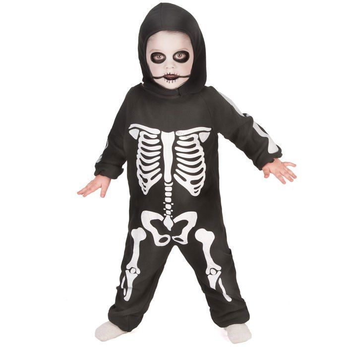Costume Halloween Bébé Fantôme En Peluche - Combinaison Avec Chapeau | Taille 0-18 Mois, Unisexe