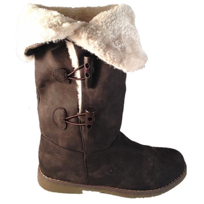 botte fourrée femme