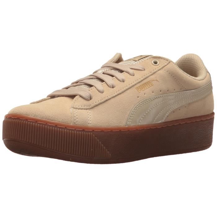 puma beige plateforme
