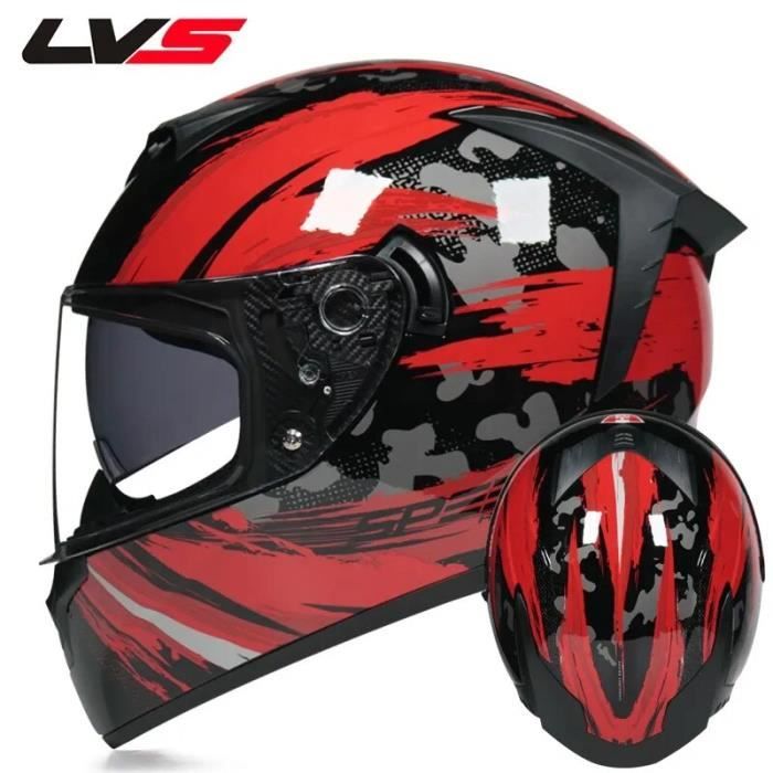 Casque Moto Bell Star Carbon SE – Carbone, Léger, Ventilation Réglable, Visière Anti-buée, Taille S, Multicolore