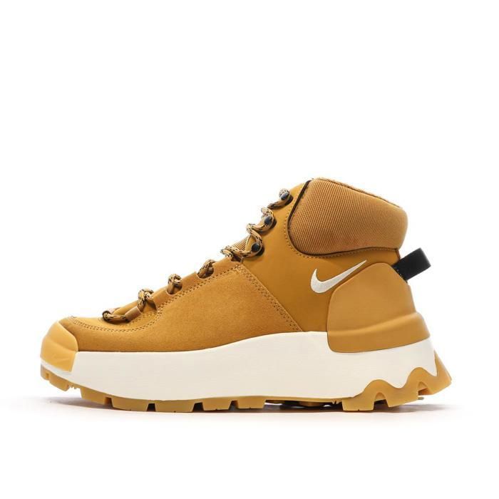 Bottes City Classic pour femme NIKE Marron Cuir Talon plat Haute tige Marron Cdiscount Chaussures