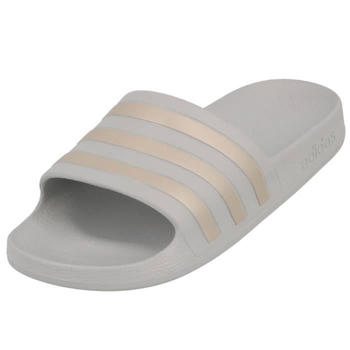 claquette adidas gris