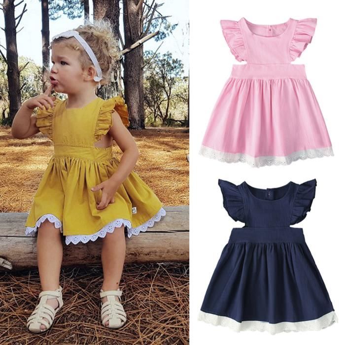 Robe rose fille 4 ans clearance
