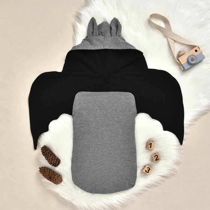 Sac De Couchage Chauve Souris Pour Bebe Sac De Couchage En Coton Chauve Souris Pour Bebe Gris Fonce Gigoteuse Bebe 70 Cdiscount Puericulture Eveil Bebe