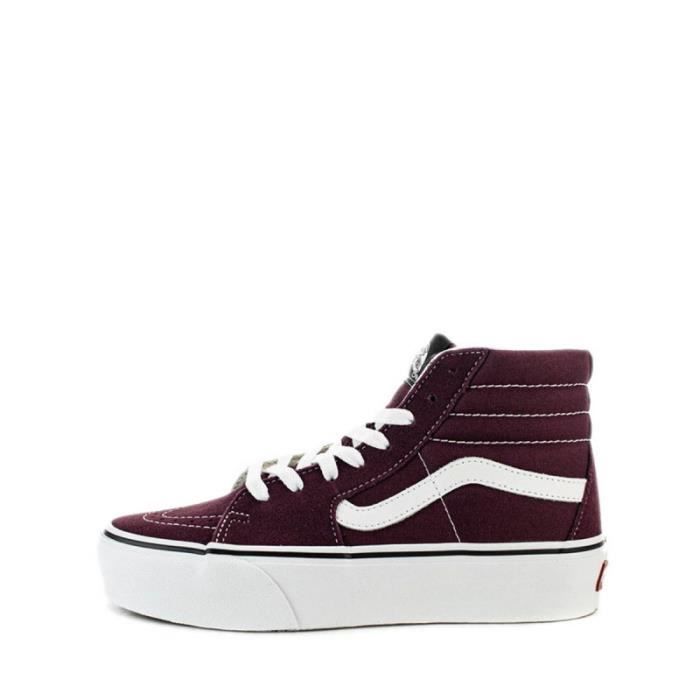 Vans damier on sale bordeaux