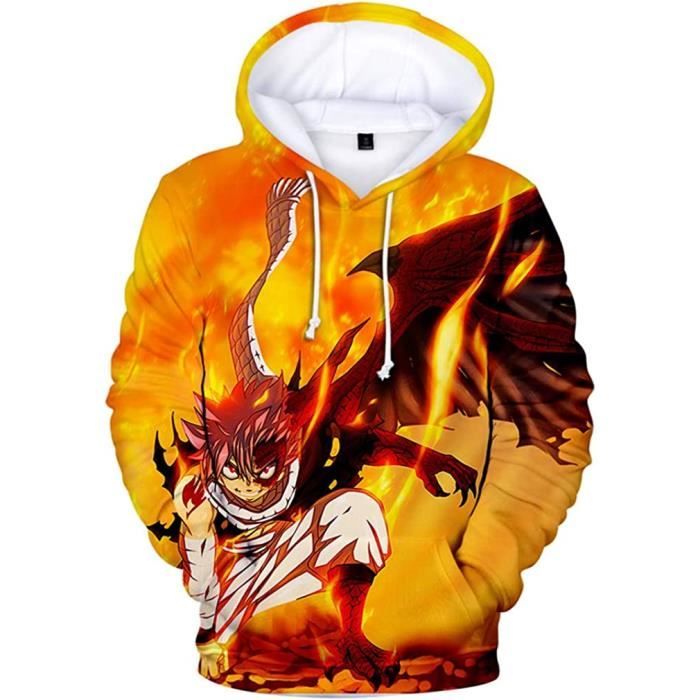 Sweats Capuche Fairy Tail Hoodie Impression num rique 3D Sweat