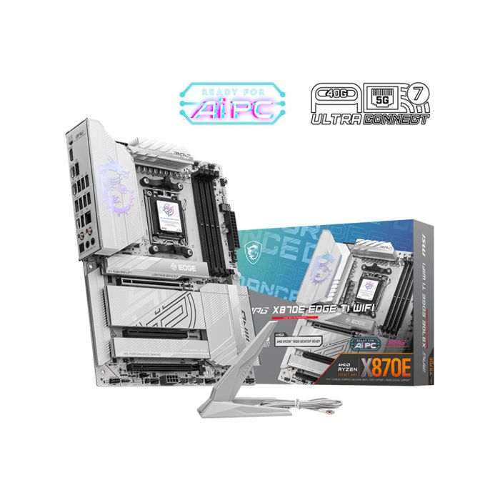 Carte mère – MSI – MPG X870E EDGE TI WIFI – AM5 – DDR5 – Wi-Fi 7
