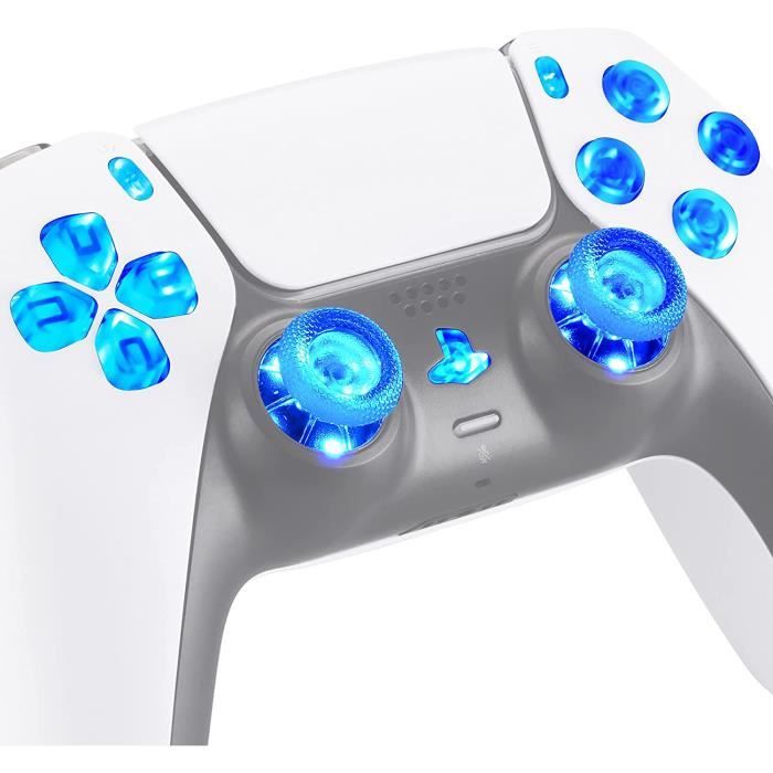 Kit Boutons Lumineux Multicolores Pour Manette PS5 (BDM-010/020) – Dpad Et Joystick Inclus
