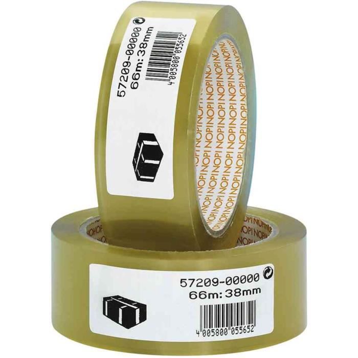Rouleaux De Ruban Adhésif Silencieux Tesa – 36 Pièces, Idéal Pour Les Emballages Et Travaux De Bureau