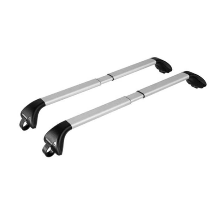 barres de toit en aluminium pour peugeot 307 sw 2002 2007 rails sureleves cdiscount auto