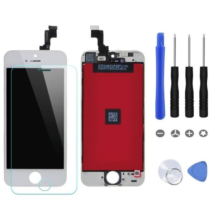 Écran LCD Complet Blanc Pour IPhone SE 2016 - Avec Vitre Tactile - Neuf OuiSmart - Compatible A1723/A1662