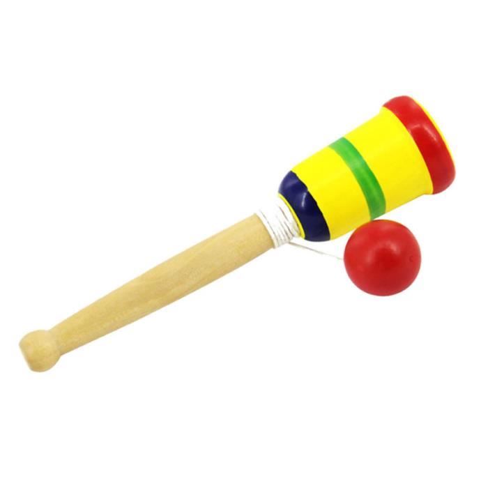 Kendama Ball Coupe En Bois Jeu De Bâton De Jeu Jouant À La Boule Enfants 