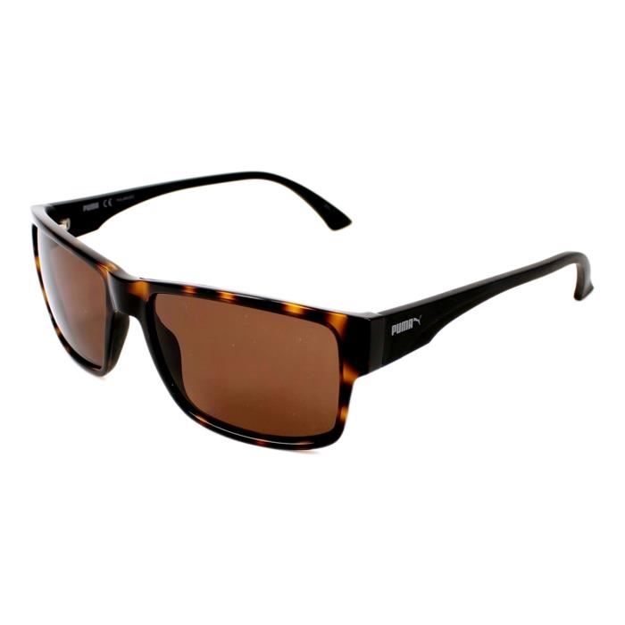 lunette de soleil puma brun