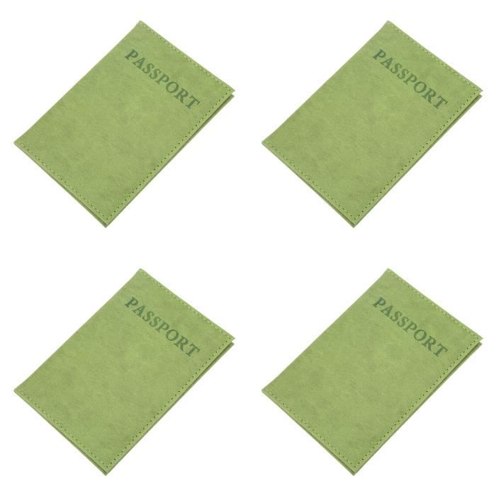 Couverture de passeport de voyage pour hommes et femmes