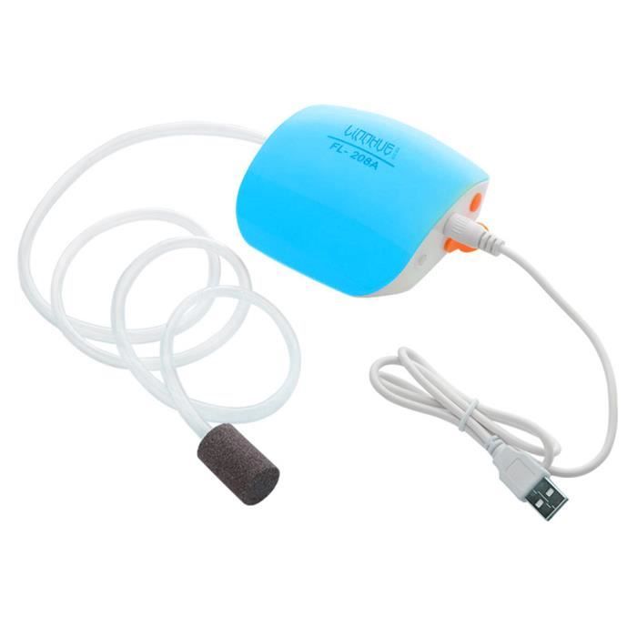 Comparer les prix de Pompe à oxygène pour aquarium, batterie au lithium, pompe à oxygène rechargeable ultra-silencieuse pour la pisciculture -BLEU