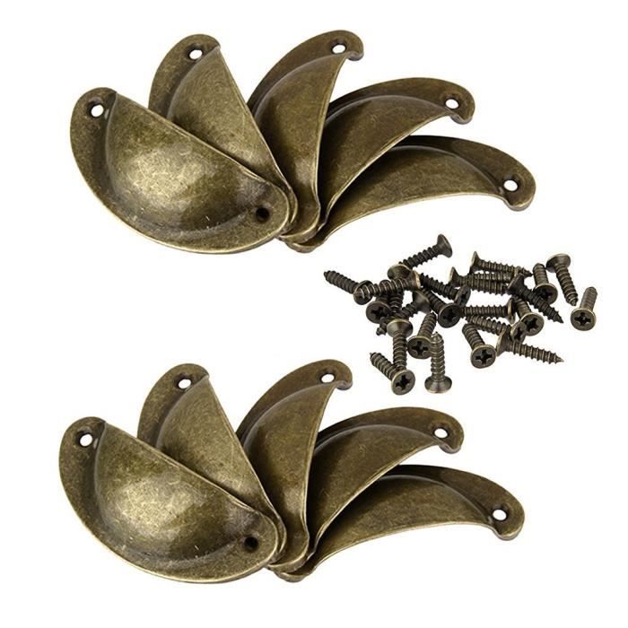 De 10 Poignee Style Deco Industriel Ancien Bouton De Porte