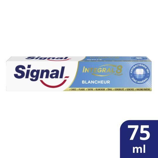 Dentifrice Integral 8 blancheur SIGNAL le tube de 75 ml