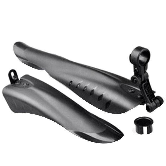 Jeu De 2 Garde-boue VTT – Avant Et Arrière – Fibre De Carbone (Noir, Neuf)