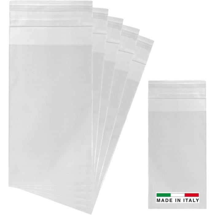 100 Sachets Thermorétractables Transparents 14,5x24cm - Pour Emballage Bougies, Bombes De Bain, DIY