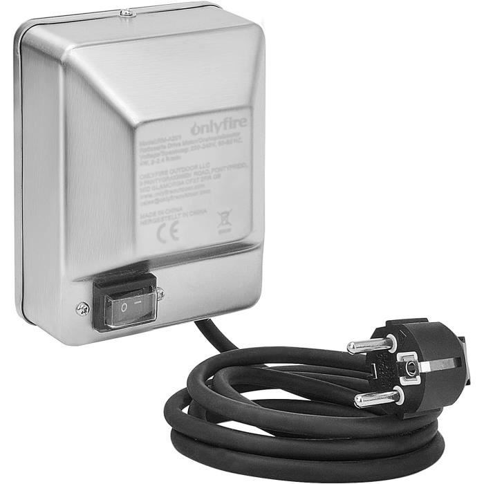 Moteur De Rôtisserie 25W 220V Pour Barbecue - Acier Inoxydable, Prise EU - Pour Poulet, Grillades