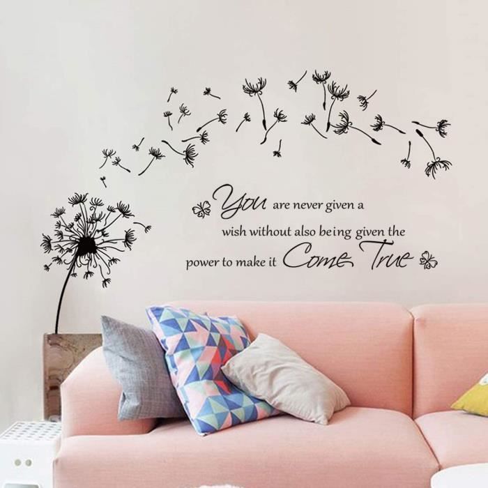 Autocollant Mural Vinyle Déco 'Good Day Be Happy' - Citation Motivationnelle, Design Q79, Neuf