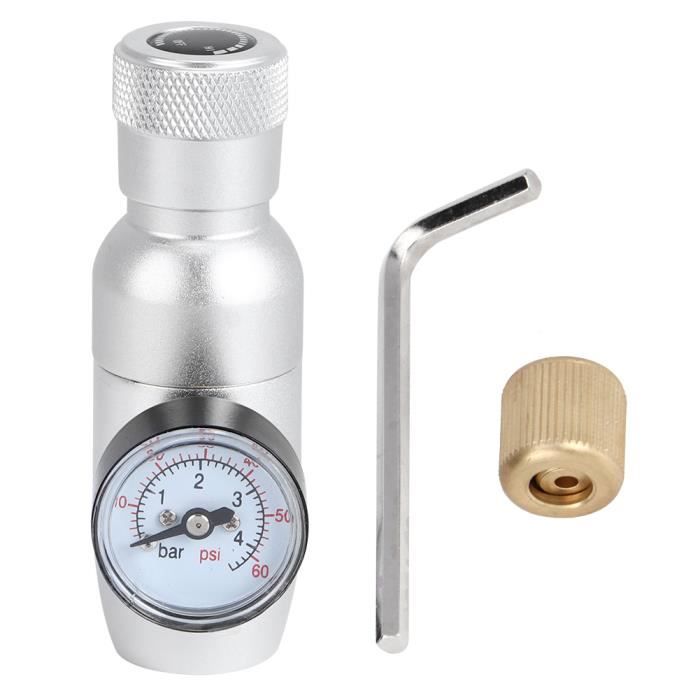 Mini Détendeur De Gaz CO2 En Alliage Alu/lation – T21 *4 – Neuf, Pour Maison Ou Atelier