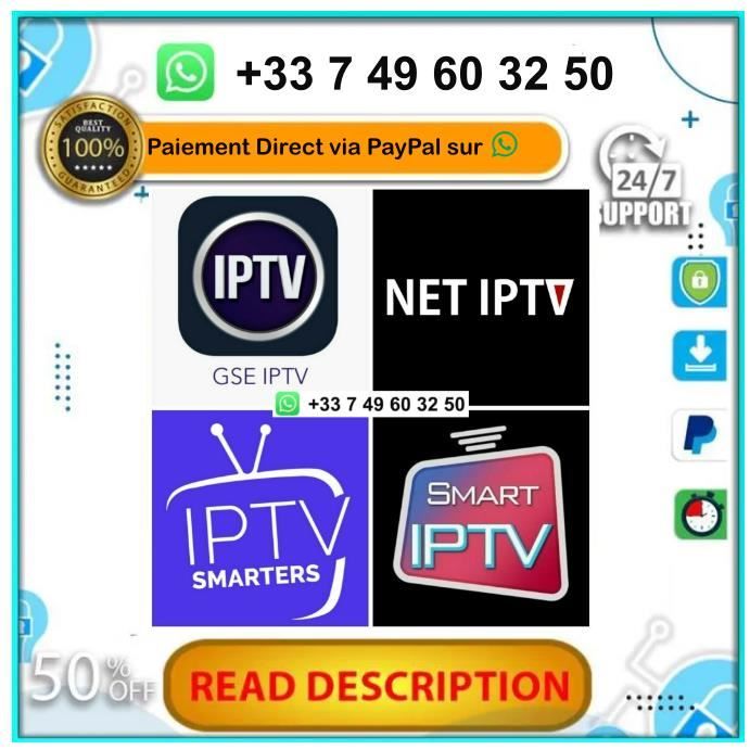 Abonnement Full HD NET IPTV – 12 Mois - AB-IPTV.NET