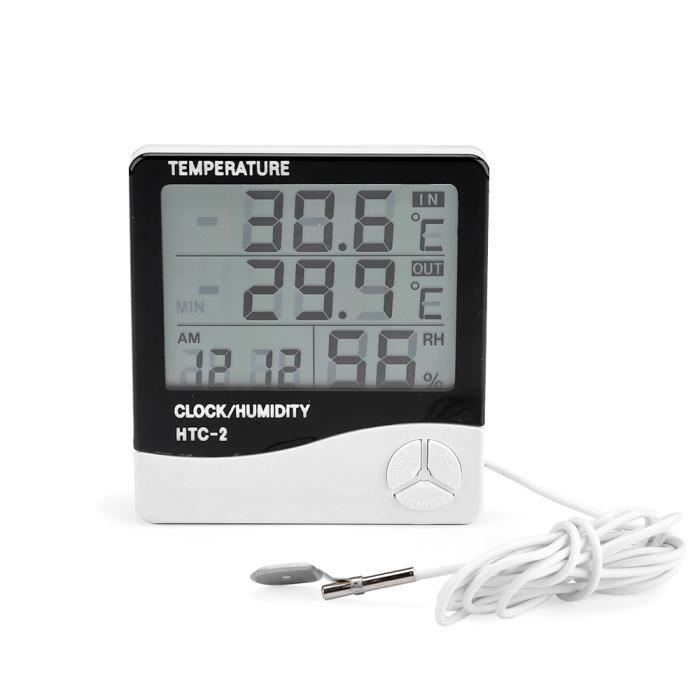 Thermomètre hygromètre digital de précision avec sonde pour la