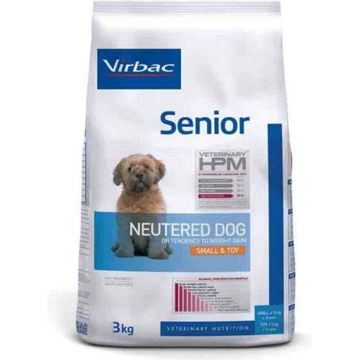 Virbac Veterinary hpm Neutered Senior Small (+10ans 10kg) Toy (+12ans