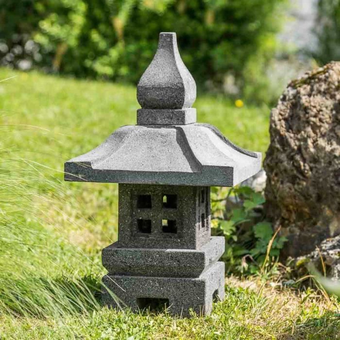 Lanterne de jardin japonais deco zen 50 cm