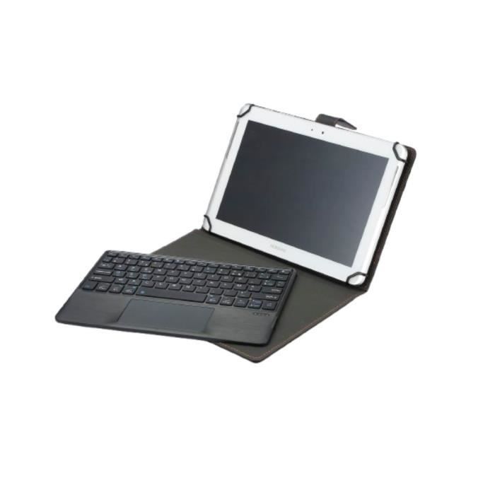 Etui tablette+ Clavier Bluetooth WE Etui Universel 12-13 Compatible Android/iOS/Windows Noir-Gris