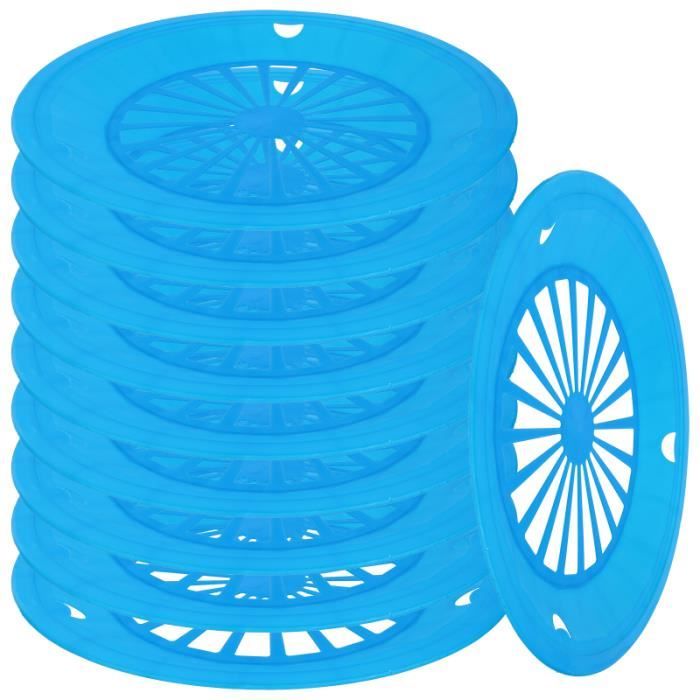10Pcs BBQ Paper Plate Holder Dinner Plates Reusable Barbecue Trays