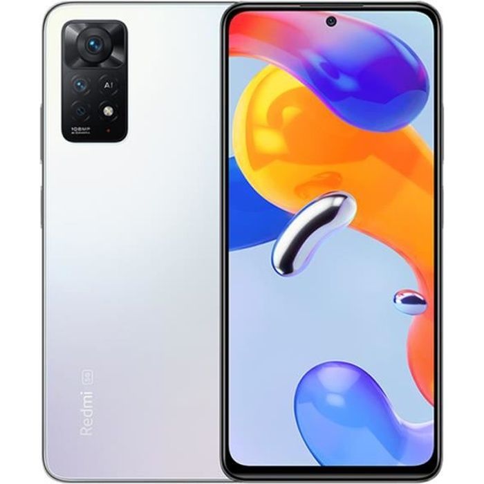 Xiaomi Redmi Note 11 Pro 5G - 6 Go de RAM - Go 64 Go de stockage Version internationale Blanc (Version EEE) Xiaomi Redmi Note 11 Pro 5G - 6 Go de RAM - Go 64 Go de stockage Version internationale Blanc (Version EEE)