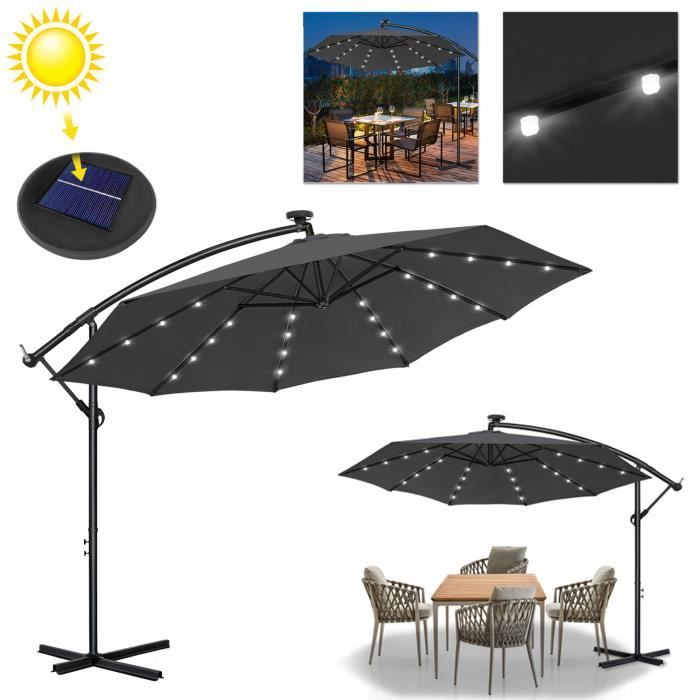 Parasol de Jardin Exterieur Déporté